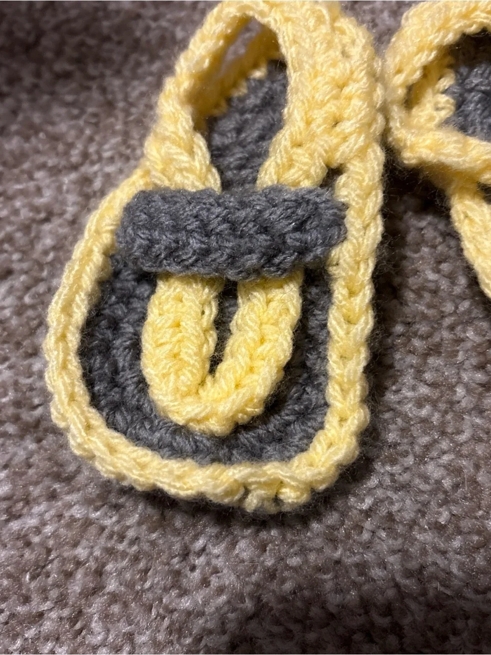 Home made soft crocheted